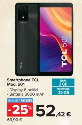 Smartphone TCL Mod. 501