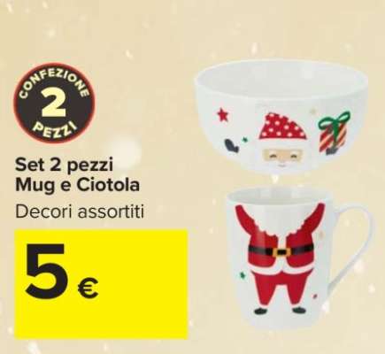 Set 2 pezzi Mug e Ciotola