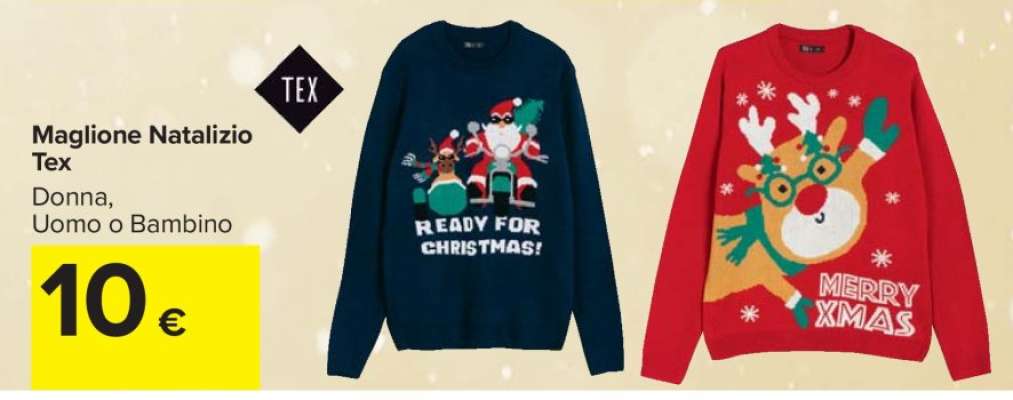 Maglione Natalizio Tex
