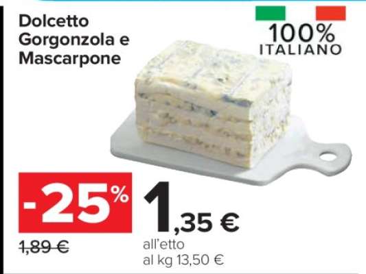 Dolcetto Gorgonzola e Mascarpone