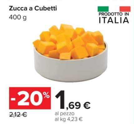 Zucca a cubetti