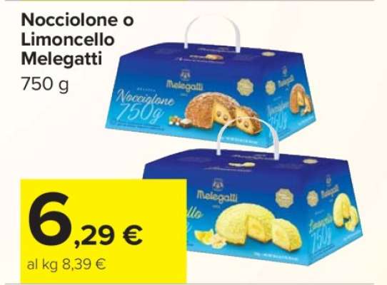 Nocciolone o Limoncello Melegatti