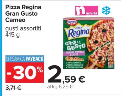 Pizza Regina Gran Gusto Cameo