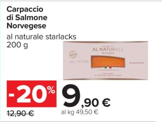 Carpaccio di Salmone Norvegese