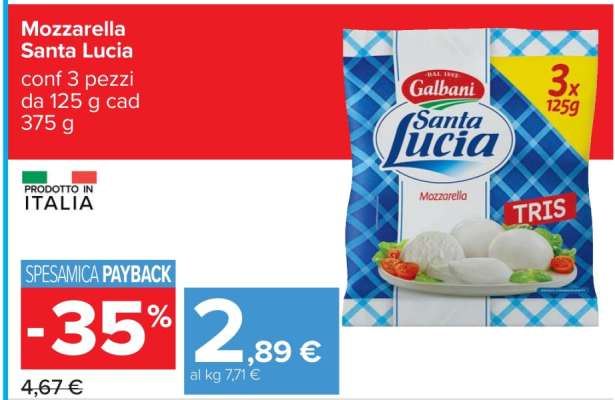 MOZZARELLA SANTA LUCIA