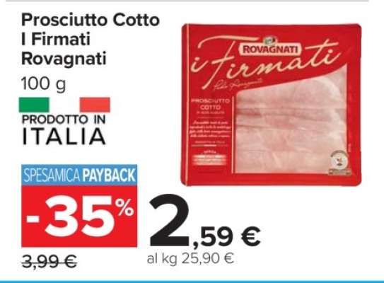 PROSCIUTTO COTTO I FIRMATI ROVAGNATI