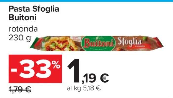 Pasta Sfoglia Buitoni