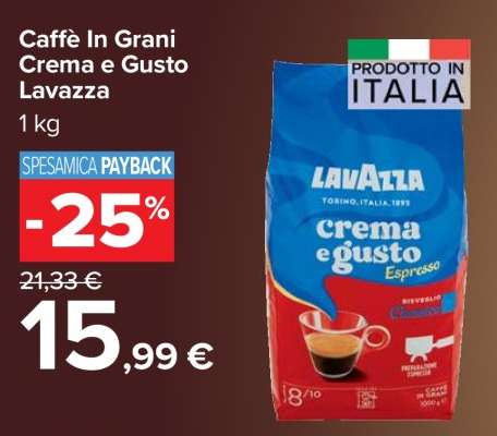 Caffè In Grani Crema e Gusto Lavazza