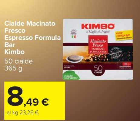 Cialde Macinato Fresco Espresso Formula Bar