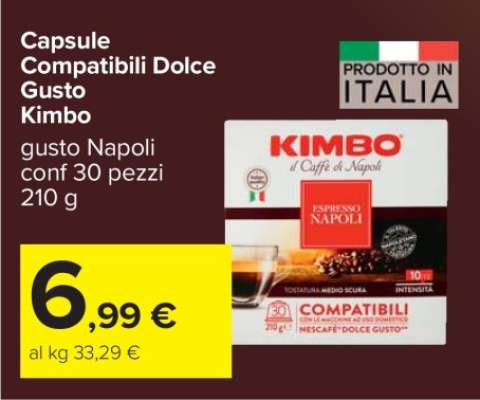 Capsule Compatibili Dolce Gusto Kimbo