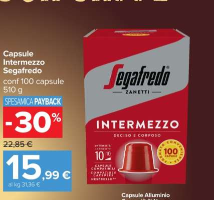 Capsule Intermezzo Segafredo