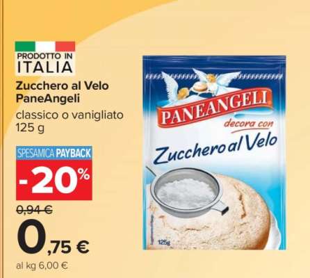 Zucchero al Velo PaneAngeli