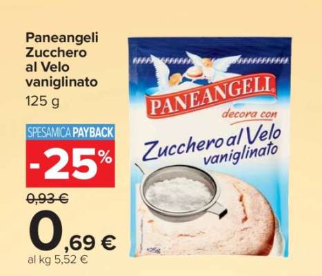Paneangeli Zucchero al Velo vanigliato