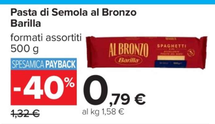 PASTA DI SEMOLA AL BRONZO BARILLA