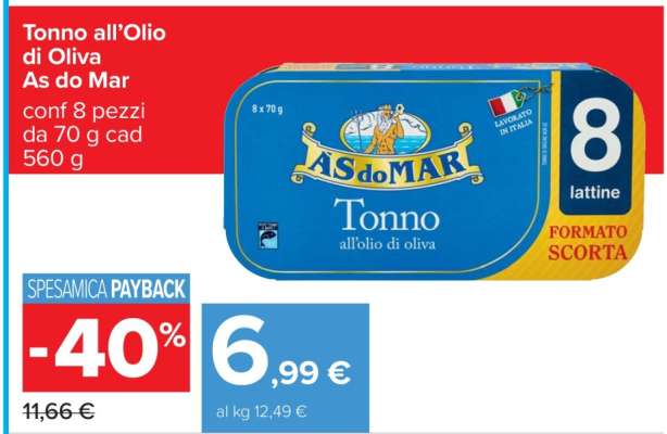 Tonno all'olio di oliva As do Mar