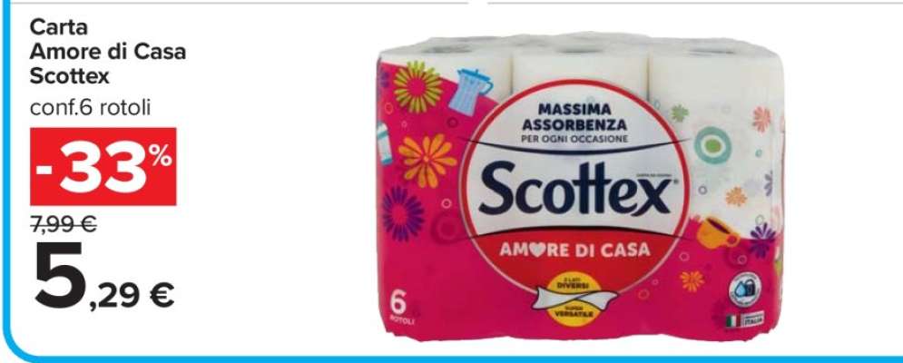CARTA AMORE DI CASA SCOTTEX