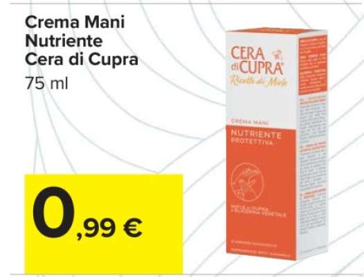 Crema Mani Nutriente Cera di Cupra