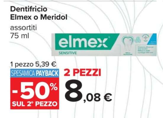 Dentifricio Elmex o Meridol