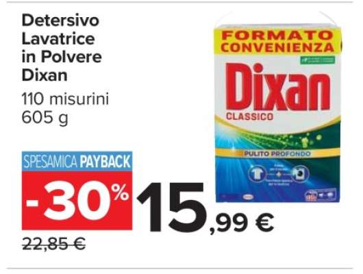 DETERSIVO LAVATRICE IN POLVERE DIXAN