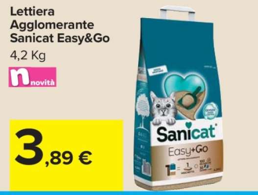 Lettiera Agglomerante Sanicat Easy&Go