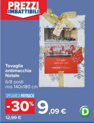 Tovaglia Antimacchia Natale