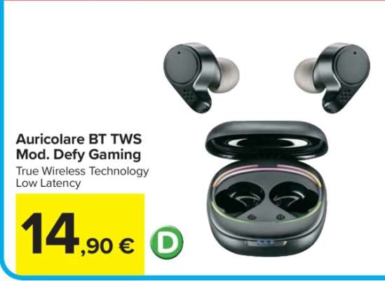 Auricolare BT TWS Mod. Defy Gaming