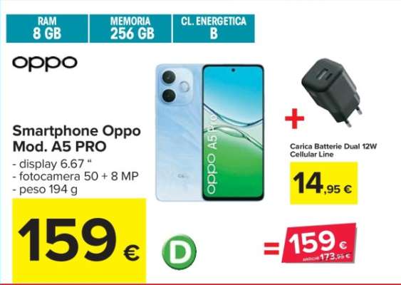 Smartphone Oppo Mod. A5 PRO