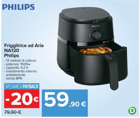 Friggitrice ad Aria NA120 Philips