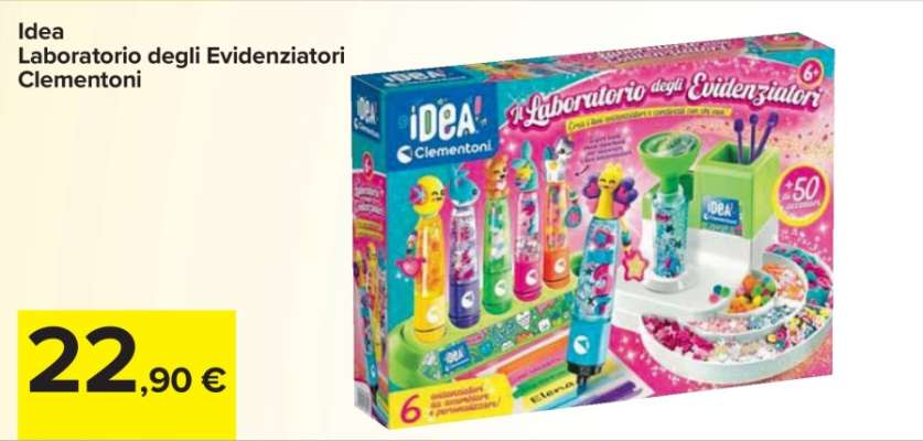 Idea Laboratorio degli Evidenziatori Clementoni