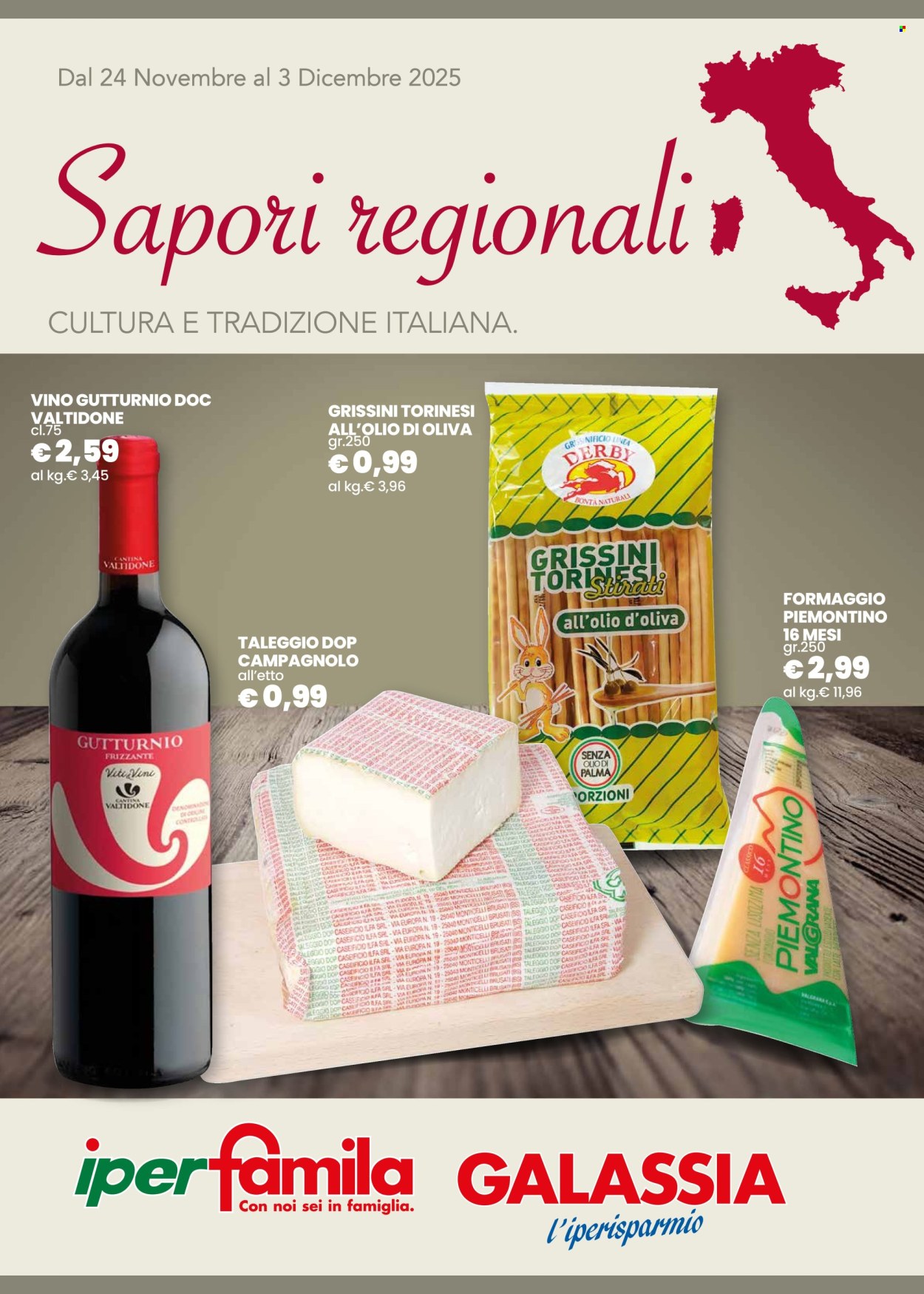 Volantino Famila - 24/11/2025 - 3/12/2025. Pagina 1