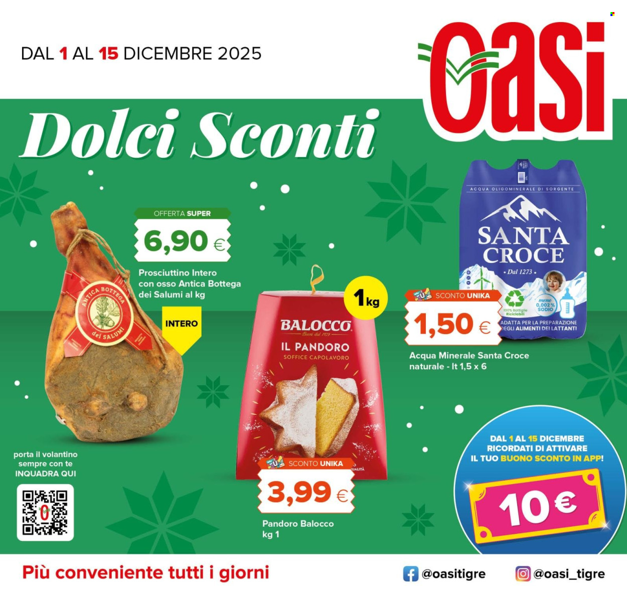 Volantino Oasi - 1/12/2025 - 15/12/2025. Pagina 1