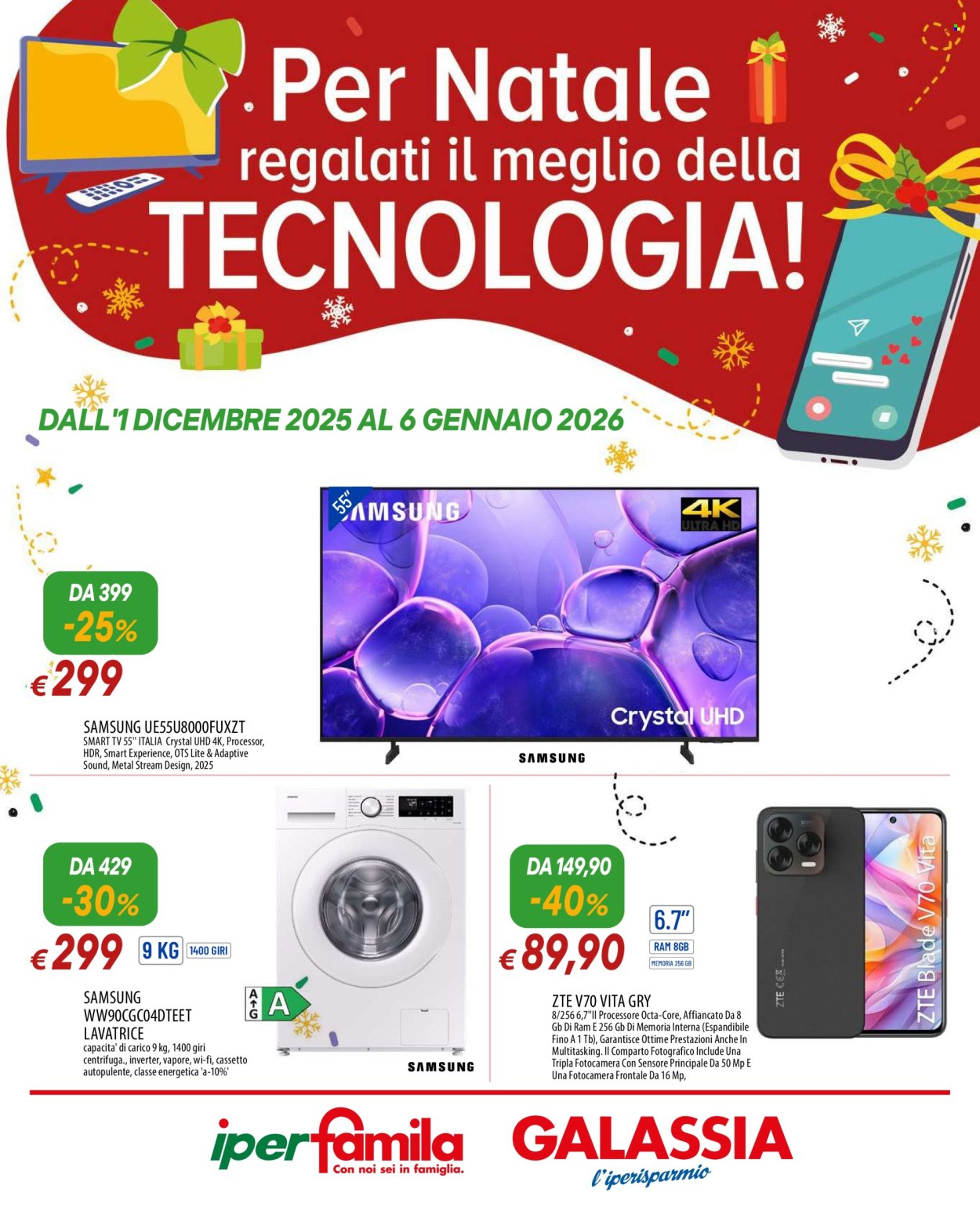 Volantino Famila - 1/12/2025 - 6/1/2026. Pagina 1