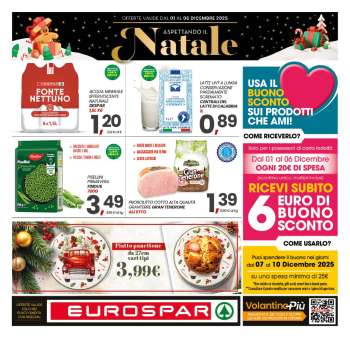 Volantino Eurospar - 1/12/2025 - 6/12/2025.
