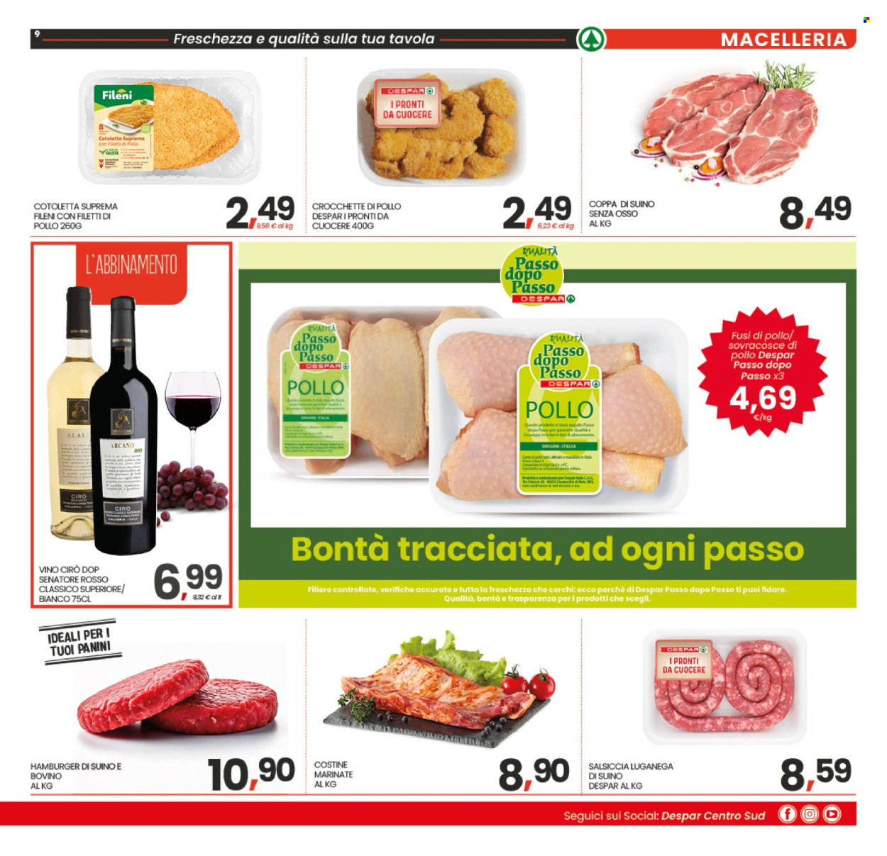 Volantino Eurospar - 1/12/2025 - 6/12/2025. Pagina 9