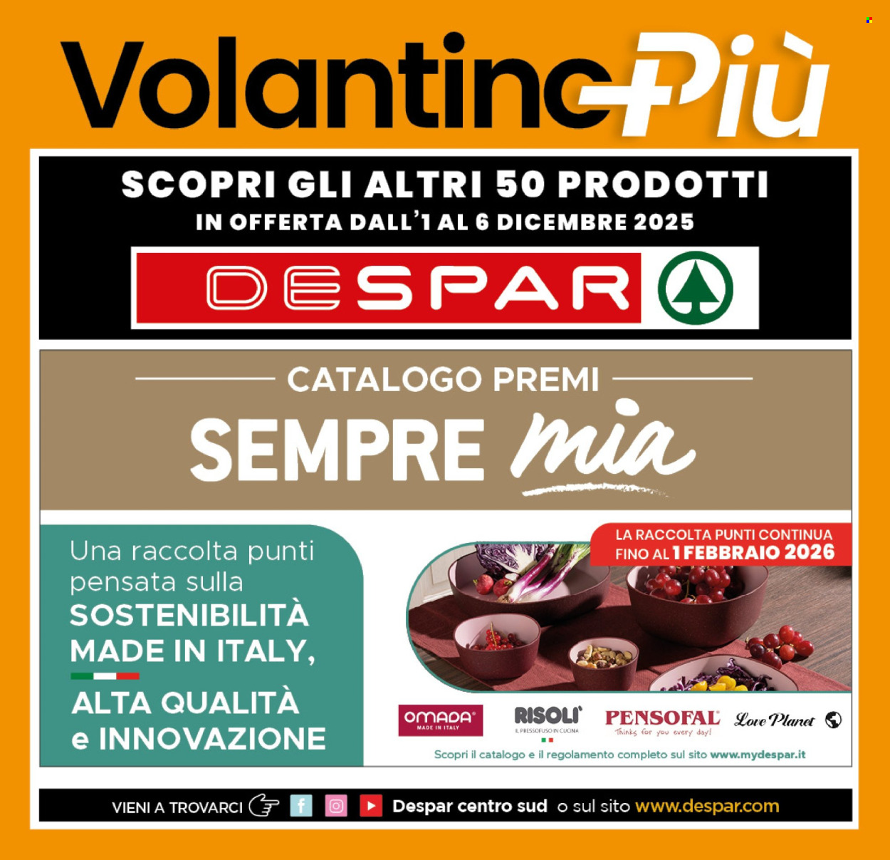 Volantino Despar - 1/12/2025 - 6/12/2025. Pagina 16