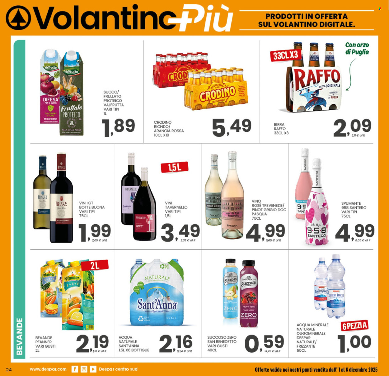 Volantino Despar - 1/12/2025 - 6/12/2025. Pagina 25