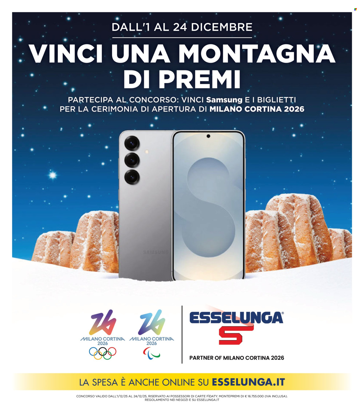 Volantino Esselunga - 1/12/2025 - 10/12/2025. Pagina 1