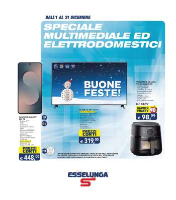 Volantino Esselunga - 1/12/2025 - 31/12/2025.