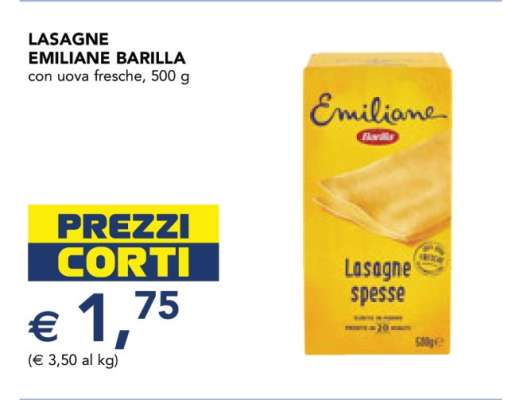 Lasagne Emiliane Barilla
