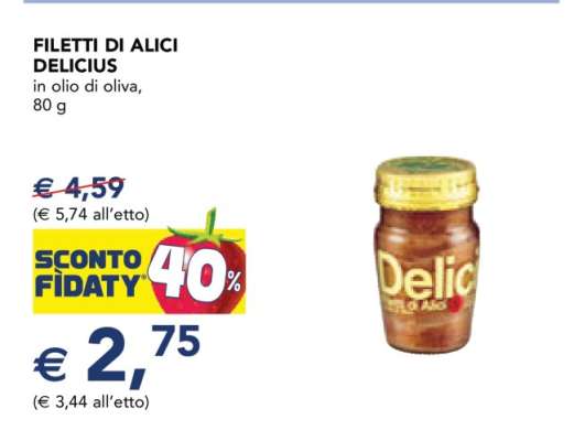 Filetti di Alici Delicius