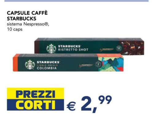 CAPSULE CAFFÈ STARBUCKS
