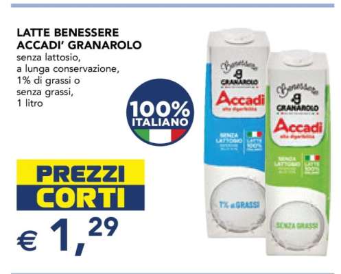 LATTE BENESSERE ACCADÌ GRANAROLO