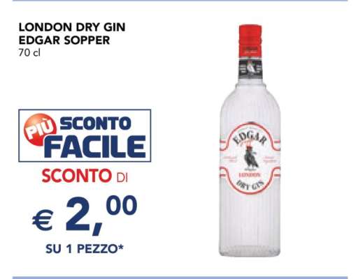 LONDON DRY GIN EDGAR SOPPER