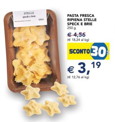 PASTA FRESCA RIPIENA STELLE SPECK E BRIE