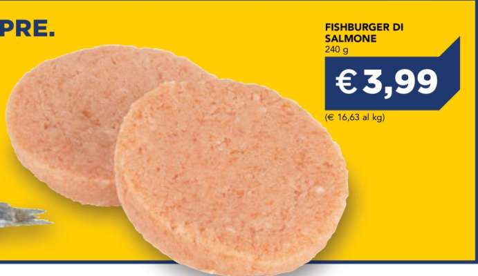 Fishburger di Salmone