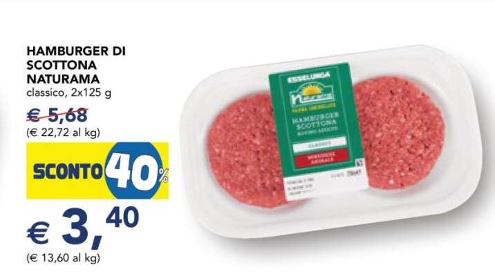 Hamburger di Scottona Naturama