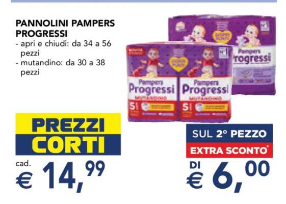 Pannolini Pampers Progressi