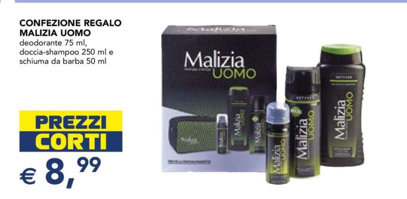 CONFEZIONE REGALO MALIZIA UOMO