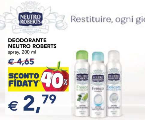 DEODORANTE NEUTRO ROBERTS