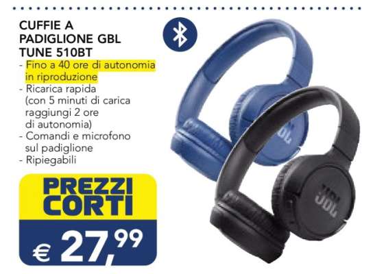 CUFFIE A PADIGLIONE GBL TUNE 510BT